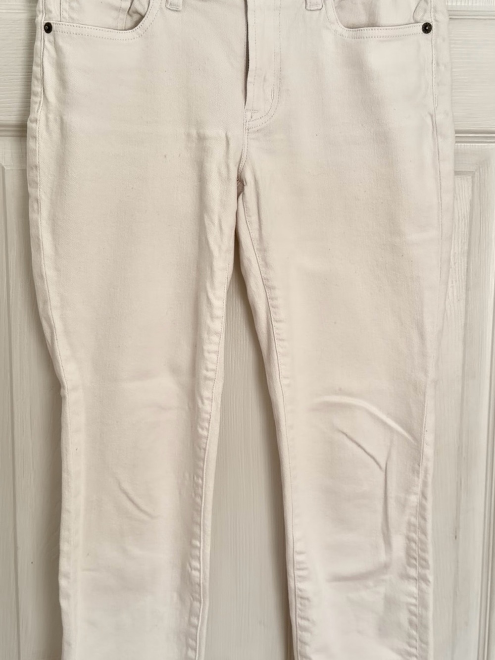 J Crew White Stretch Jeans. Sz. 2